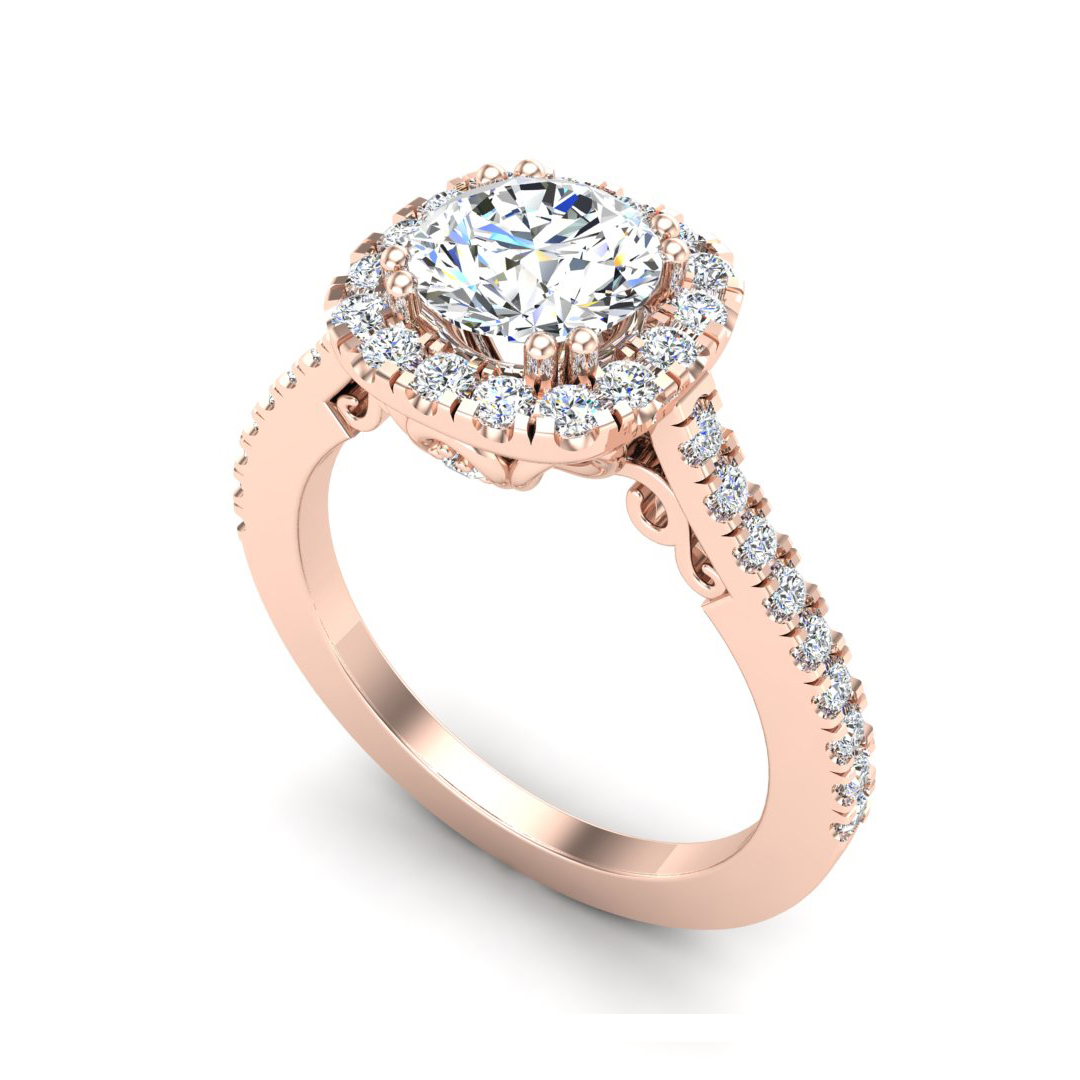 Kailani Halo Engagement Ring